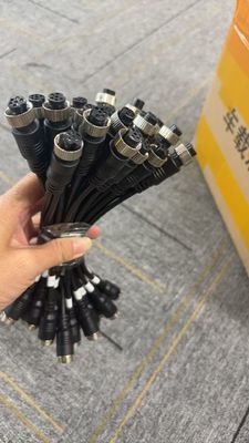 Il cavo dell'adattatore di aviazione si raddoppia un maschio di 4 Pin ad un fermaglio di 6 Pin per 2 macchine fotografiche