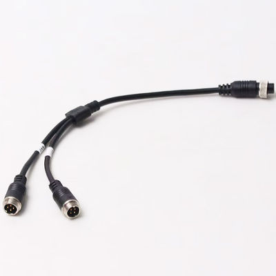 Cable di adattamento per l'aviazione da 6 pin femmina a doppio 4P maschio per il sistema di sicurezza del veicolo