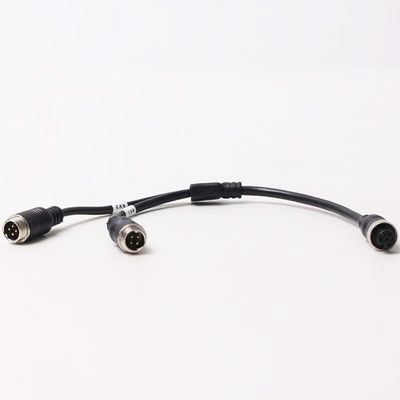 Cable di adattamento per l'aviazione da 6 pin femmina a doppio 4P maschio per il sistema di sicurezza del veicolo