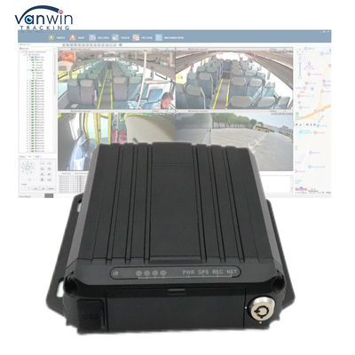 4G Video Online Tracking GPS Mobile DVR 1080p Sd Card 4 Canale Sim Card GPS Veicolo Camera CCTV