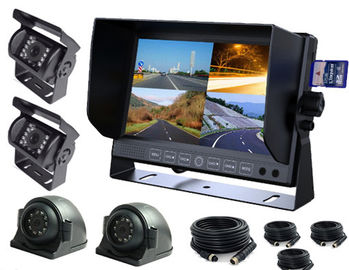 4CH 7&quot; sistema wogan delle macchine fotografiche DVR del camion del monitor dell'automobile di TFT con la carta di deviazione standard di 32 GB