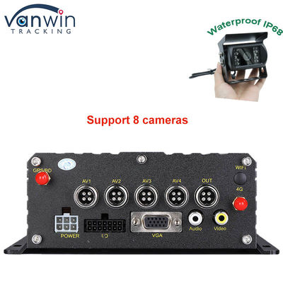 1080P H265 DUAL SD Card 8 Channel Mobile DVR con HDD Max 2TB per taxi e furgoni
