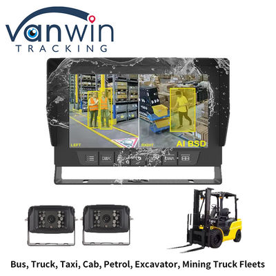 IP69K 7 / 10.1 pollici Acquaproof AHD Quad TFT Car Monitor Display Per Veicoli Universali
