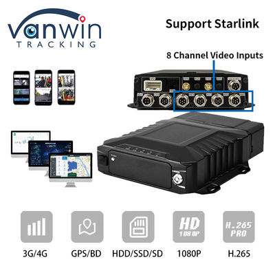 4G Starlink 1080P AHD 8 Canali Auto CCTV MDVR GPS 4G WIFI Camera Sistema DVR mobile