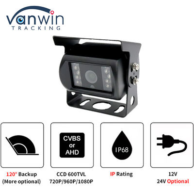 Telecamera di sorveglianza auto ad angolo ampio IP68 1080P AHD per autobus, camion, rimorchio, furgone, veicolo