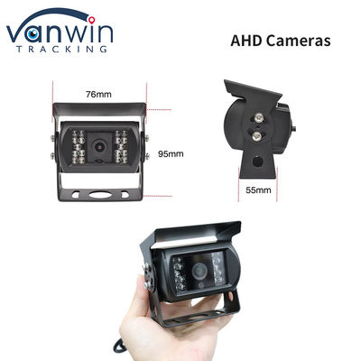 Telecamera di sorveglianza auto ad angolo ampio IP68 1080P AHD per autobus, camion, rimorchio, furgone, veicolo