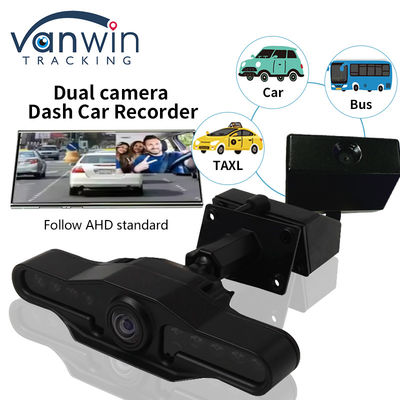 2 fotocamere Obiettivo 2,9 pollici AHD Dash Cam Recorder con Super Wide Angle Dual Lens Video Recorder