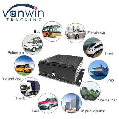 4G 6 canale H. 265 HDD DVR mobile per auto per telecamere di sicurezza veicolo