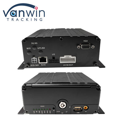 4G 6 canale H. 265 HDD DVR mobile per auto per telecamere di sicurezza veicolo