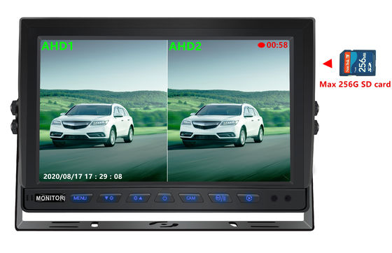 10.1 pollici AHD Quadripation Monitor Monitor di bordo