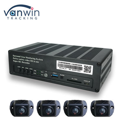 8 CH 4G 360 vista panoramica MDVR con AI ADAS DSM BSD vista panoramica sistema di telecamera DVR veicolo auto