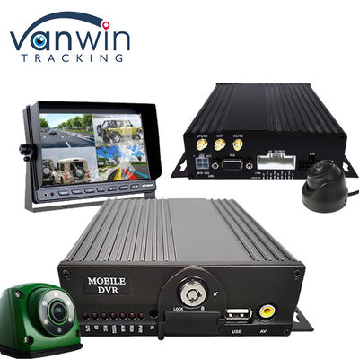 4CH Dual SD Card GPS MDVR Camera con 4G WiFi Mobile DVR Sistema di sicurezza del bus scolastico