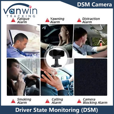 DMS 4G GPS Full HD Monitoring Truck Camera di stanchezza Anti-Sleep Safety Material Driver