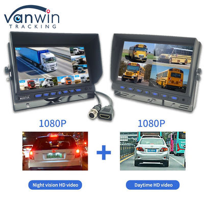 10.1 pollice AHD Car Screen Display 8CH MDVR Camera 1080P Color TFT Car Monitor Systems