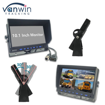 10.1 pollice AHD Car Screen Display 8CH MDVR Camera 1080P Color TFT Car Monitor Systems