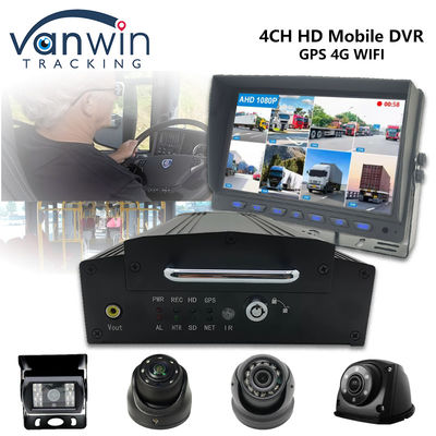 4 canali HDD SSD Mobile DVR 1080P 4G WiFi GPS MDVR Veicolo Fotocamera Auto Sistema CCTV