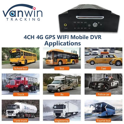 4 canali HDD SSD Mobile DVR 1080P 4G WiFi GPS MDVR Veicolo Fotocamera Auto Sistema CCTV