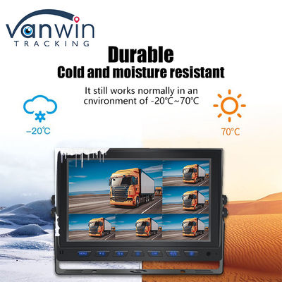 9 pollici AHD 1080P MDVR Monitor 8 Canale Full HD Split Display Monitor Per Veicolo