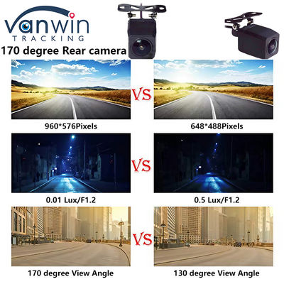 170 gradi IP69K Fotocamera di vista posteriore Full HD Visualizzazione notturna CCD Fotocamera posteriore