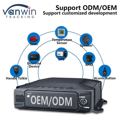 8CH 1080P AHD HDD Mobile DVR con 4G GPS MDVR Recorder Truck Security Monitor Alarm System