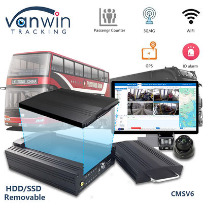 OEM 8CH HD 1080P HDD DVR mobile con 4G GPS WIFI MDVR per il sistema di gestione della flotta
