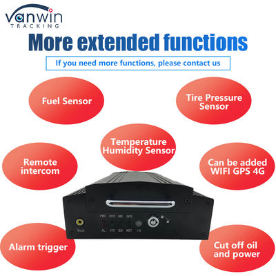 OEM 8CH HD 1080P HDD DVR mobile con 4G GPS WIFI MDVR per il sistema di gestione della flotta