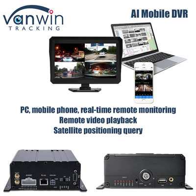 4CH 1080P AI Funzione Mobile DVR ADAS DMS Kit DVR 4G GPS SD HDD MDVR sistemi Veicolo