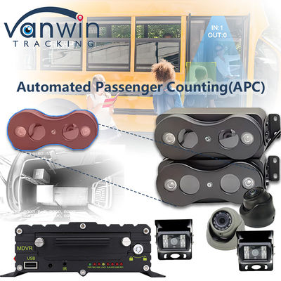 Alta precisione di conteggio delle persone Sensore fotocamera Automazione del contatore dei passeggeri del bus Connettore MDVR