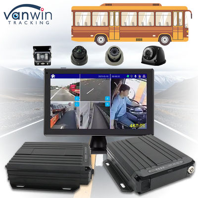 OEM ODM Real Time 4CH GPS Mobile DVR con 4G 1080P WiFi Dual SD Card MDVR per autobus