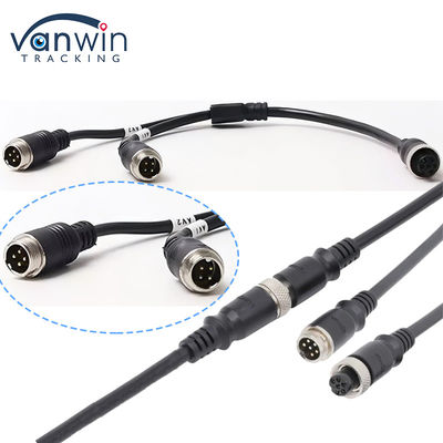 Cable di adattatore per l'aviazione da 6 pin femminile a doppio 4P maschio per il sistema di sicurezza del veicolo