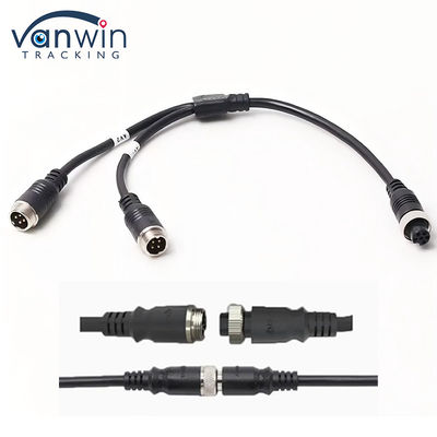Cable di adattatore per l'aviazione da 6 pin femminile a doppio 4P maschio per il sistema di sicurezza del veicolo