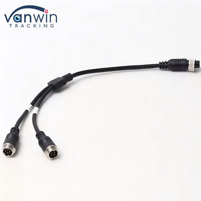 Cable di adattatore per l'aviazione da 6 pin femminile a doppio 4P maschio per il sistema di sicurezza del veicolo