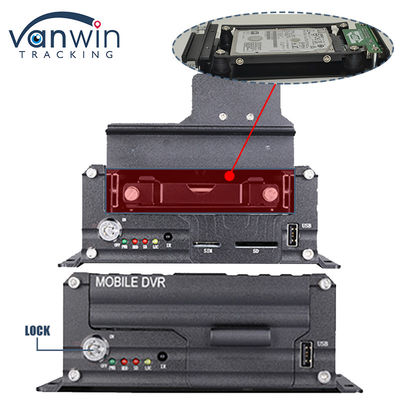 H.265 4CH 1080P HDD Mobile DVR Veicolo CCTV Video Recorder Kit Camera System MDVR