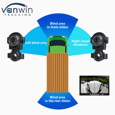 AHD 1080P IP69K Fotocamera a visione laterale con visione notturna Veicolo Fotocamera CCTV per autobus e camion
