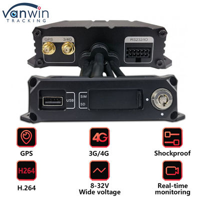 4CH Dual SD Card Mobile DVR Mini Size Car Black Box nel veicolo CCTV 4G GPS MDVR