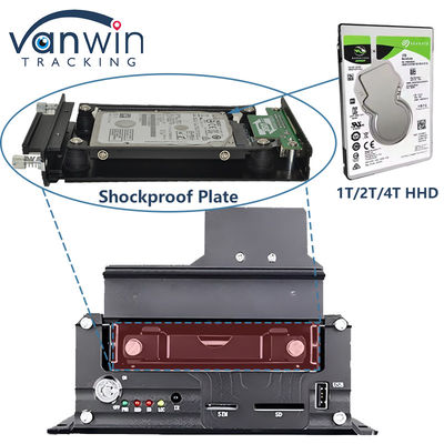 4CH 1080P HDD Mobile DVR 4G GPS Monitoraggio in tempo reale e dispositivo di archiviazione dati di tracciamento