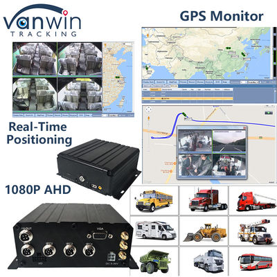 H.265 4CH Full HD Mobile DVR Live Stream Blackbox Recorder 4G Wifi GPS CCTV del veicolo
