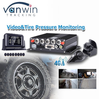 4CH 8CH SD Mdvr Monitoraggio della pressione dei pneumatici e del carburante Registratore di guida Gestione del tracciamento della flotta