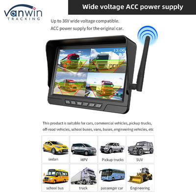 7 Inch Wireless Car Monitor Solar Camera Kit Con IP68 CCTV Sicurezza Camera wireless