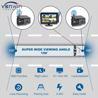 10.1 pollici monitor auto energia solare sorveglianza wireless sistema CCTV sicurezza della telecamera