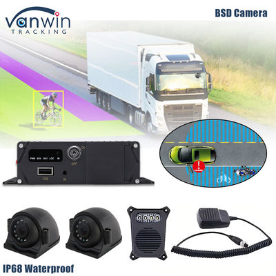 1080P AHD IP69K BSD AI Camera Sistema di rilevamento del punto cieco Assistenza con allarme audio e luce