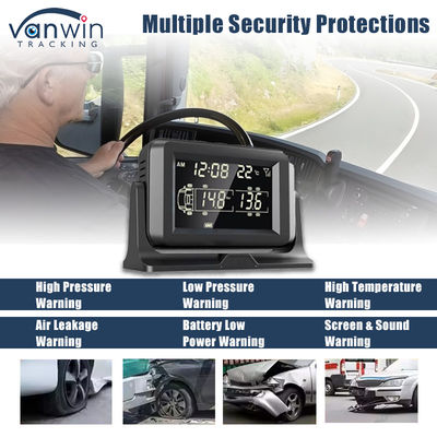 4CH GPS 4G Real Time Monitoring Mobile DVR Sistema di monitoraggio della pressione dei pneumatici esterno