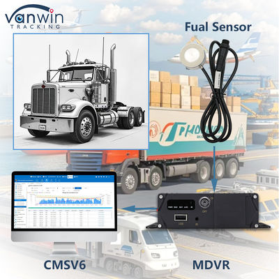 Sistema di monitoraggio del carburante per veicoli MDVR CCTV GPS 4G per camion