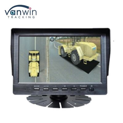 Sistema di registrazione di telecamere 3D a 360 gradi per autocarri e autobus AHD 7 / 9 / 10,1 pollici