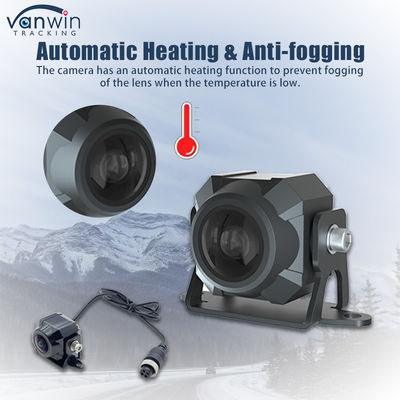 1080P IP69 impermeabile 2MP riscaldamento del veicolo anti nebbia fotocamera auto con angolo di visione di 180 gradi e funzione impermeabile