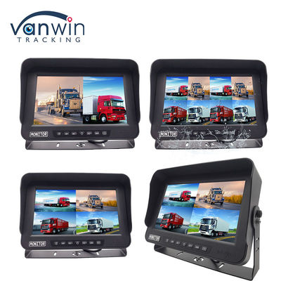 10.1 pollice AHD 1080P MDVR Monitor 4 Canale Full HD Impermeabile Split Display Monitor Per Veicolo