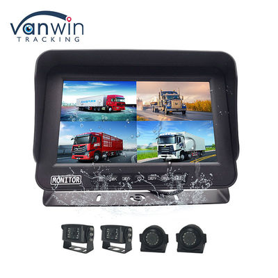 10.1 pollice AHD 1080P MDVR Monitor 4 Canale Full HD Impermeabile Split Display Monitor Per Veicolo