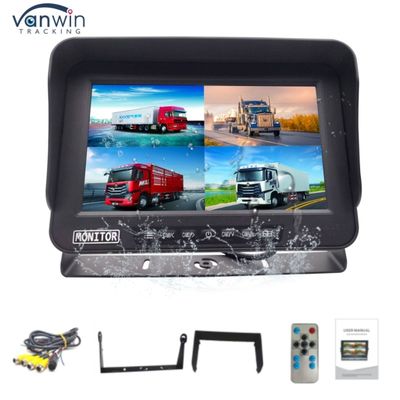 4 canali AI Car Monitor impermeabile IPX69 a prova di esplosione 10" AHD Display per veicoli meccanici