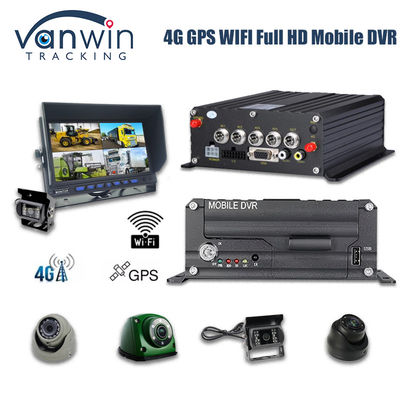 4CH 1080P HDD Mobile DVR 4G GPS Monitoraggio in tempo reale e dispositivo di archiviazione dati di tracciamento