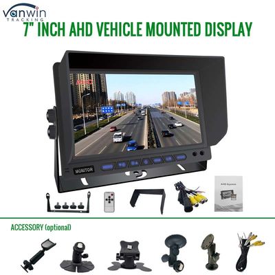 AHD Monitor 4 Canale 7 Pollici Full HD1080P MDVR Split Display Monitor Automatico Per Veicolo